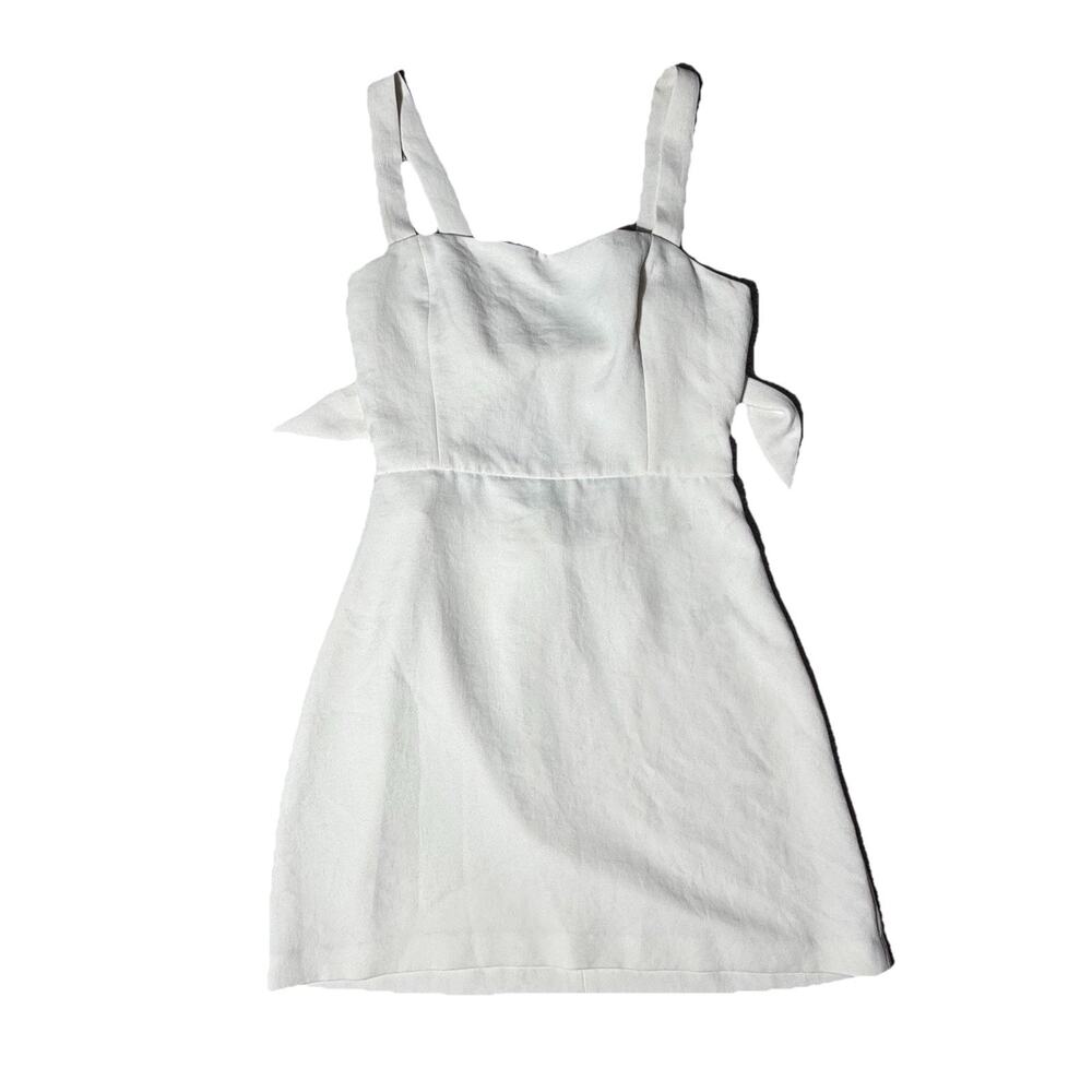 Aritzia Wilfred Aperature Tie-Back Dress Ivory Cream Sz 10 Womens